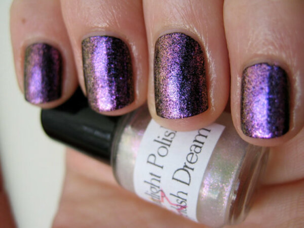 Nail polish swatch / manicure of shade Starlight Polish Splash Dream
