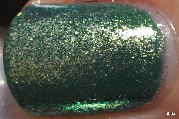 Nail polish swatch / manicure of shade Starlight Polish Star Jewel