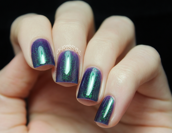 Nail polish swatch / manicure of shade Starlight Polish Unicorn Tears