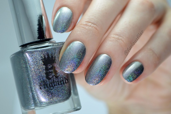 Nail polish swatch / manicure of shade A England Kalinka