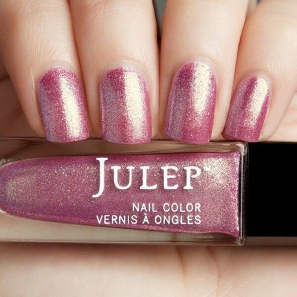 Nail polish swatch / manicure of shade Julep Marguerite