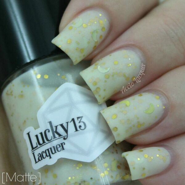 Nail polish swatch / manicure of shade Lucky13 Lacquer Lord of the Moon