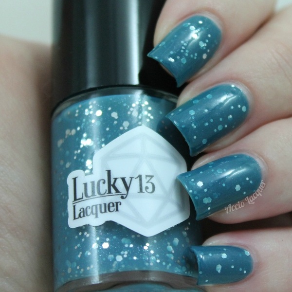 Nail polish swatch / manicure of shade Lucky13 Lacquer Dragon Rise
