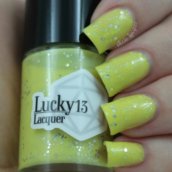 Nail polish swatch / manicure of shade Lucky13 Lacquer Air Slash