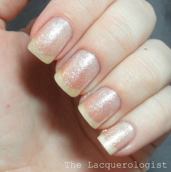 Nail polish swatch / manicure of shade SquareHue Arctic Frost