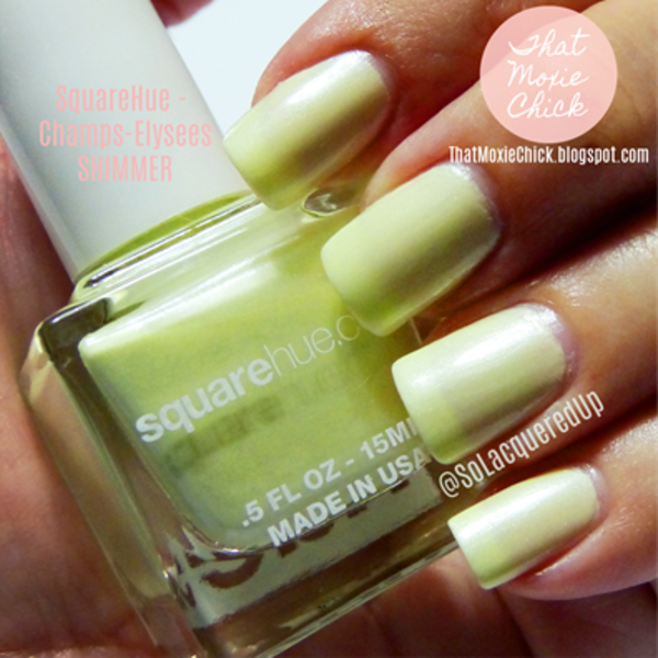 Nail polish swatch / manicure of shade SquareHue Champs-Elysées