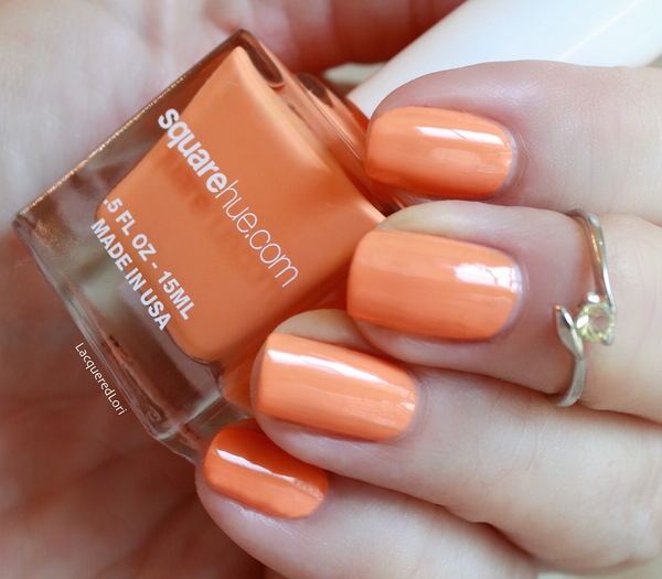 Nail polish swatch / manicure of shade SquareHue Temple Bar