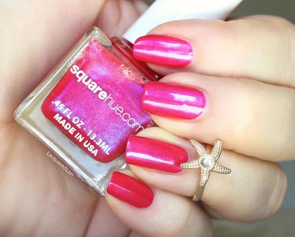 Nail polish swatch / manicure of shade SquareHue Southernmost Point