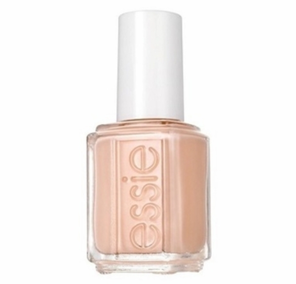 Nail polish swatch / manicure of shade essie Brides to be