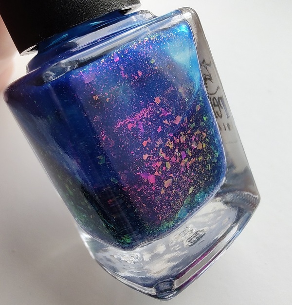 Nail polish swatch / manicure of shade Frenzy Polish Leap of Faith