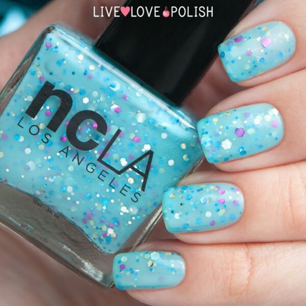 Nail polish swatch / manicure of shade NCLA A Touch Of Class