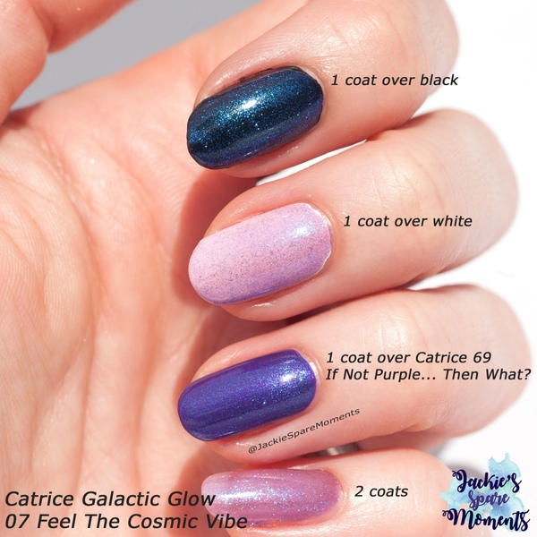 Nail polish swatch / manicure of shade Catrice Feel The Cosmic Vibe