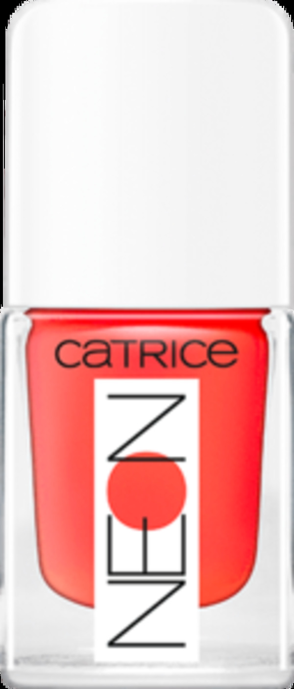 Nail polish swatch / manicure of shade Catrice Hot Coral