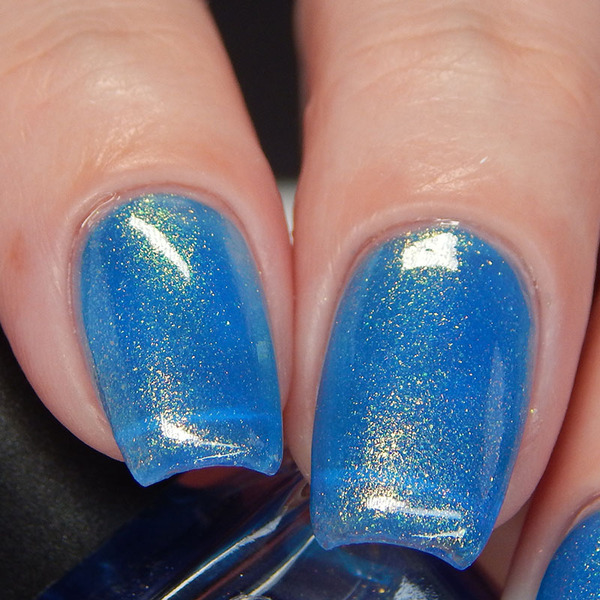 Nail polish swatch / manicure of shade Starbeam Atlantis