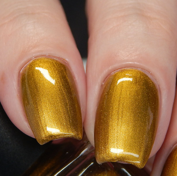 Nail polish swatch / manicure of shade Starbeam Seven Cities of Gold