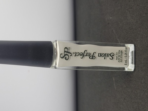 Nail polish swatch / manicure of shade Salon Perfect White Out