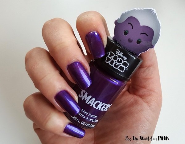 Nail polish swatch / manicure of shade Disney Sorceress of the Sea