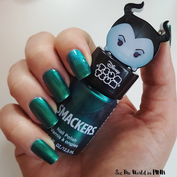 Nail polish swatch / manicure of shade Disney Mistress of All Evil