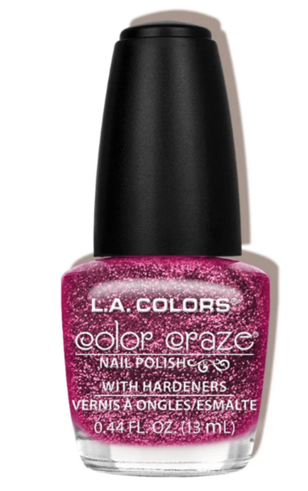 Nail polish swatch / manicure of shade L.A. Colors Dazzle