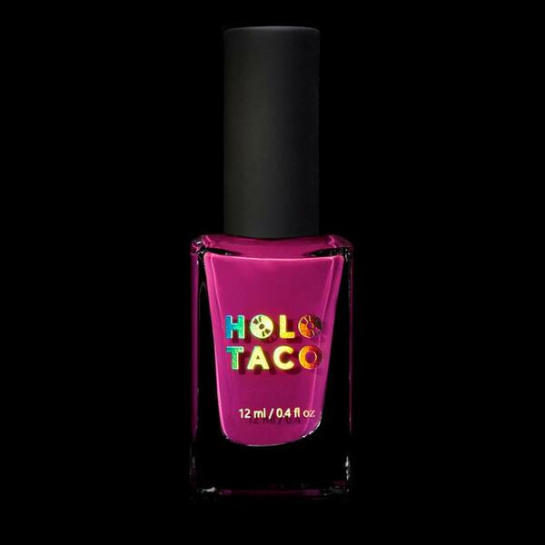 Nail polish swatch / manicure of shade Holo Taco High Tea Hibiscus
