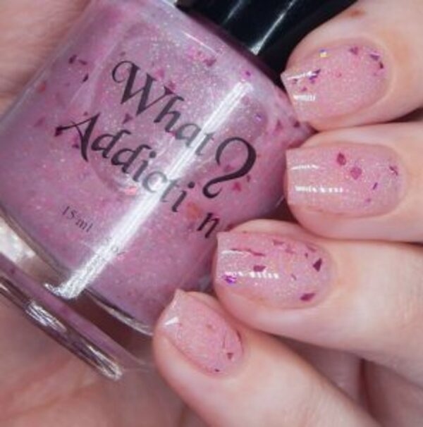 Nail polish swatch / manicure of shade What Addiction Candy Dreams