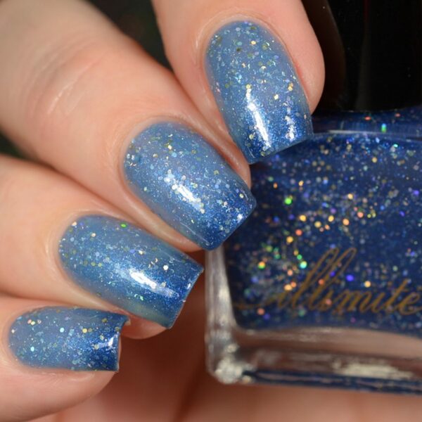 Nail polish swatch / manicure of shade Live Love Polish Starry Night