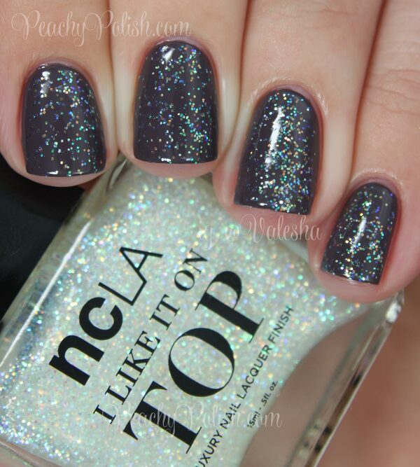 Nail polish swatch / manicure of shade NCLA Party Favorite