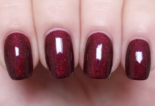 Nail polish swatch / manicure of shade A England Anne Boleyn