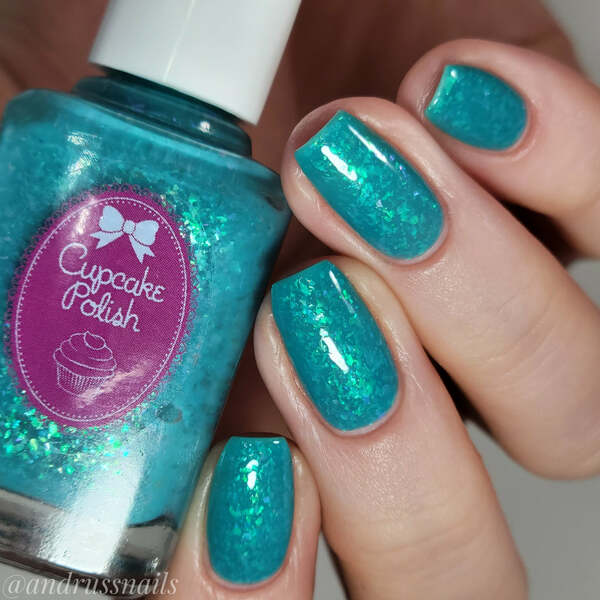 Nail polish swatch / manicure of shade Cupcake Polish Cowabunga