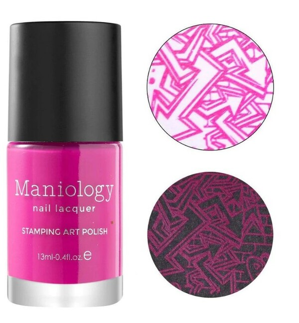 Nail polish swatch / manicure of shade Maniology Psychedelic Stereo