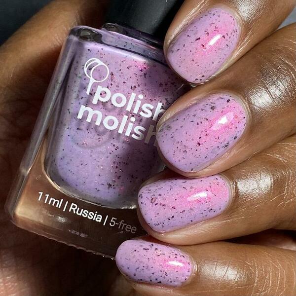 Nail polish swatch / manicure of shade Polish Molish Yeti on the Roof