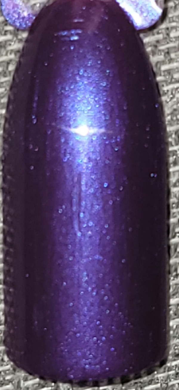 Nail polish swatch / manicure of shade Sally Hansen Purple Potion