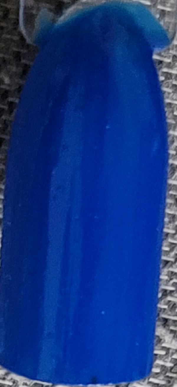Nail polish swatch / manicure of shade Nina Ultra Pro Blu Blaze
