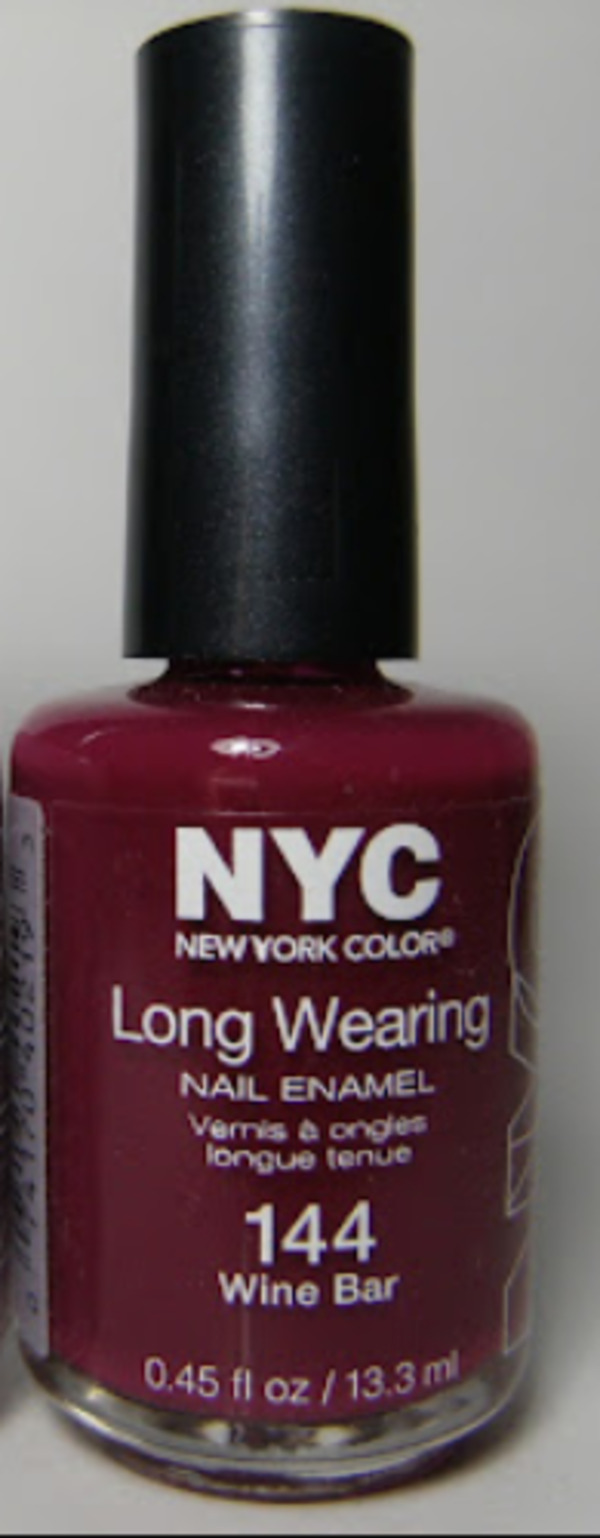 Nail polish swatch / manicure of shade NYC Wine bar