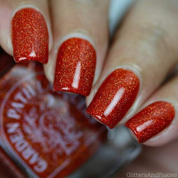Nail polish swatch / manicure of shade Garden Path Lacquers Autumn Thoughts