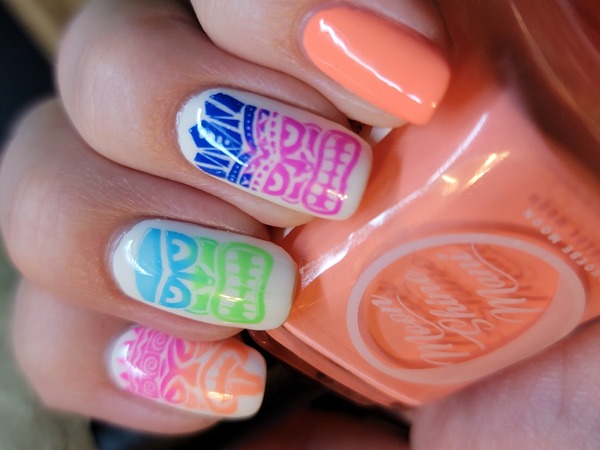 Nail polish swatch / manicure of shade Moonshine Mani On The Flip Side