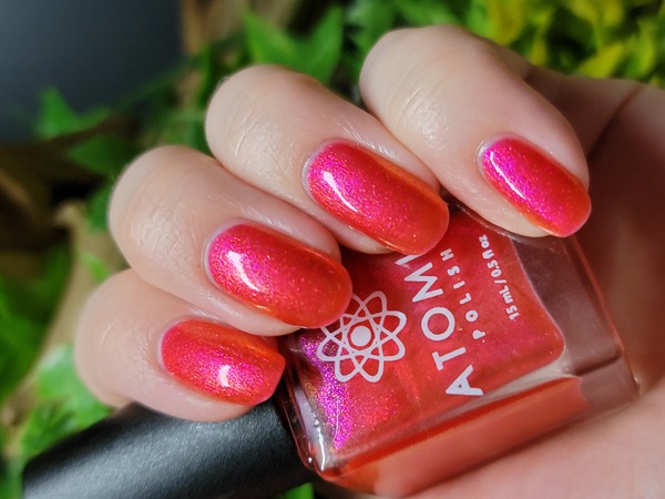 Nail polish swatch / manicure of shade Atomic Polish Silicate