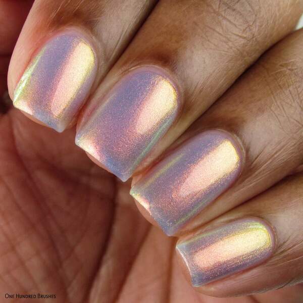 Nail polish swatch / manicure of shade Ethereal Lacquer Artemis