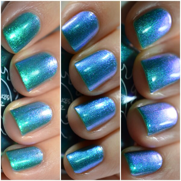 Nail polish swatch / manicure of shade Great Lakes Lacquer Can't Knock Me Down