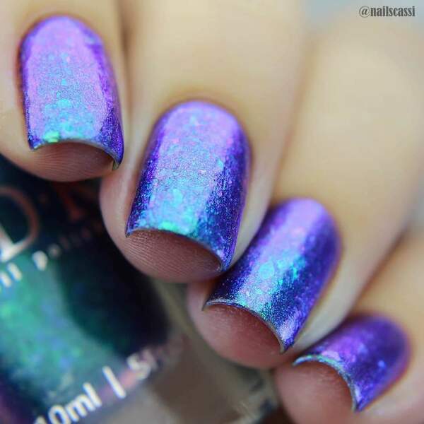 Nail polish swatch / manicure of shade Esmaltes da Kelly Occamy