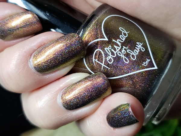 Nail polish swatch / manicure of shade Polished for Days Felt With The Heart