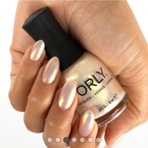 Nail polish swatch / manicure of shade Orly Ephemeral