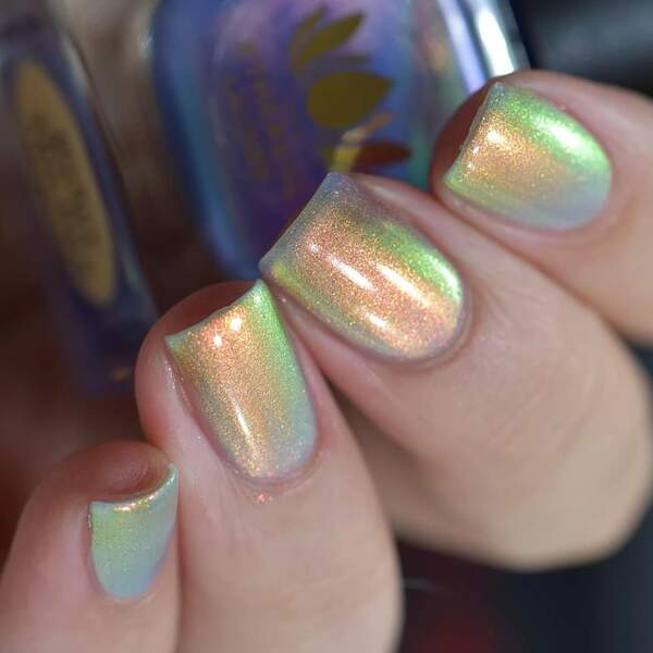 Nail polish swatch / manicure of shade Ethereal Lacquer Under The Sea