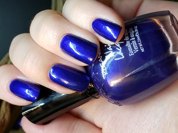 Nail polish swatch / manicure of shade Kleancolor Cobalt