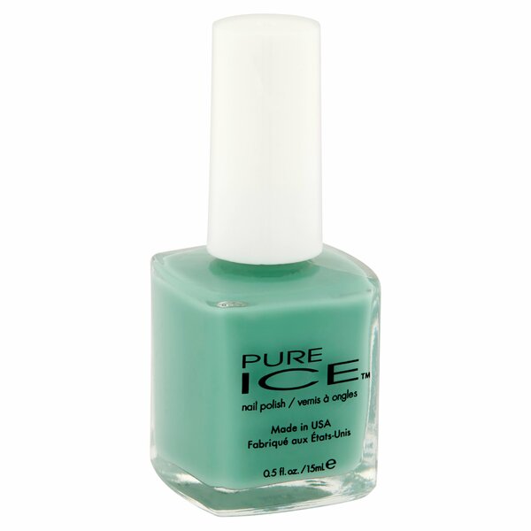 Nail polish swatch / manicure of shade Pure Ice Home Run