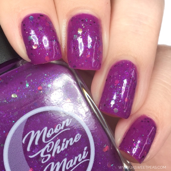 Nail polish swatch / manicure of shade Moonshine Mani And Now You're Mine