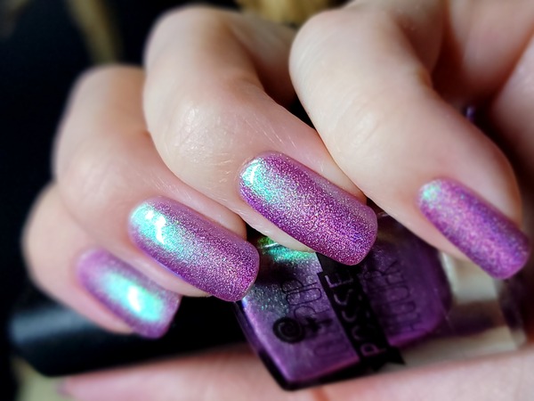 Nail polish swatch / manicure of shade Lollipop Posse Lacquer The Divergence