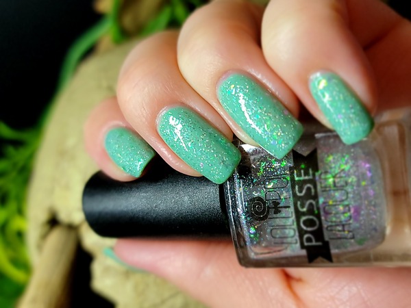 Nail polish swatch / manicure of shade Lollipop Posse Lacquer This Is A Gift