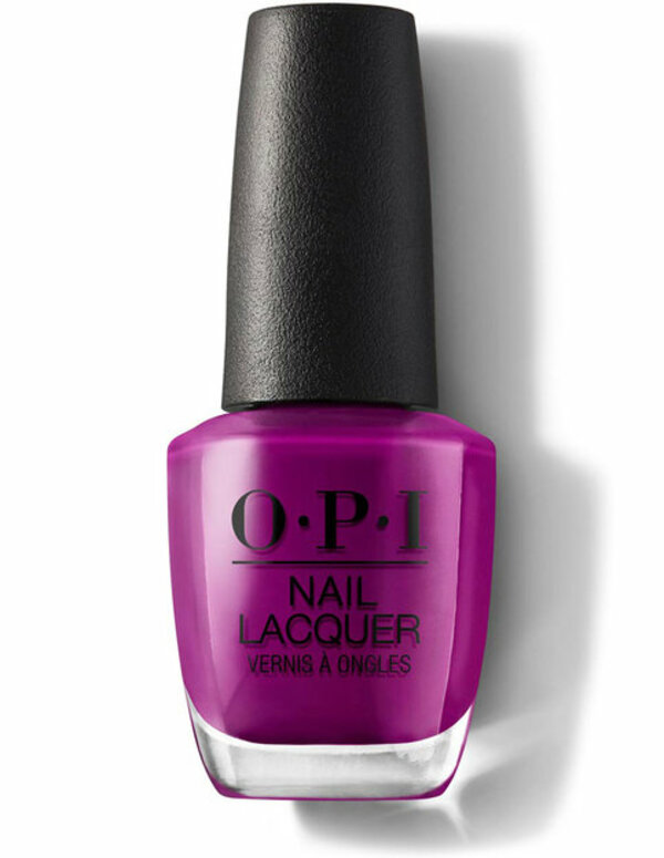 Nail polish swatch / manicure of shade OPI Pamplona Purple