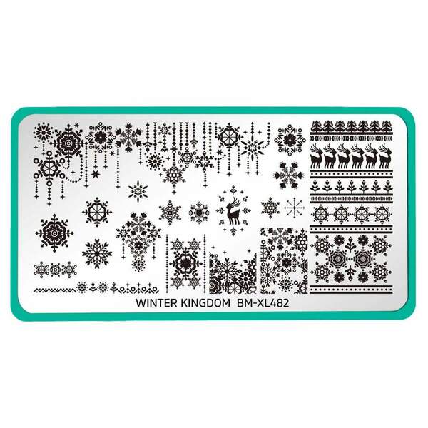 Nail polish swatch / manicure of shade Maniology Snowflakes Galore